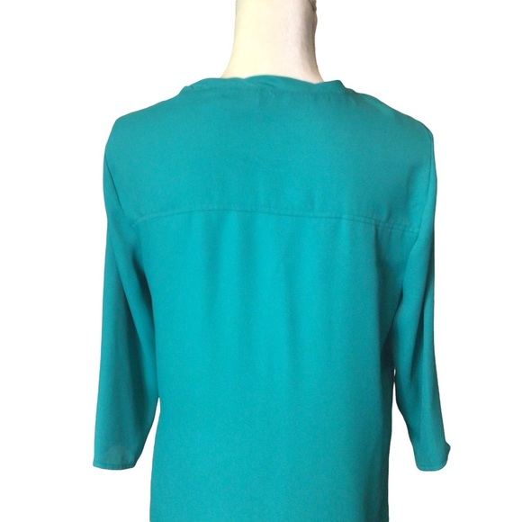 MNG Basics Green Tunic/Mini Dress Size US 6 - Picture 5 of 9